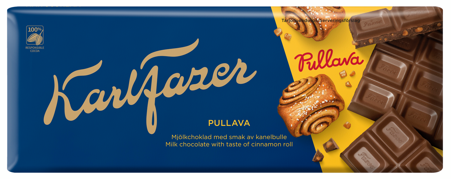 Karl Fazer suklaalevy Pullava 185g | K-Ruoka Verkkokauppa