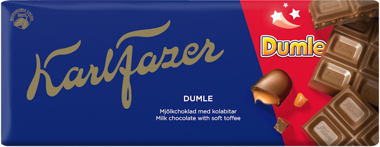 Karl Fazer Dumle maitosuklaalevy 180g