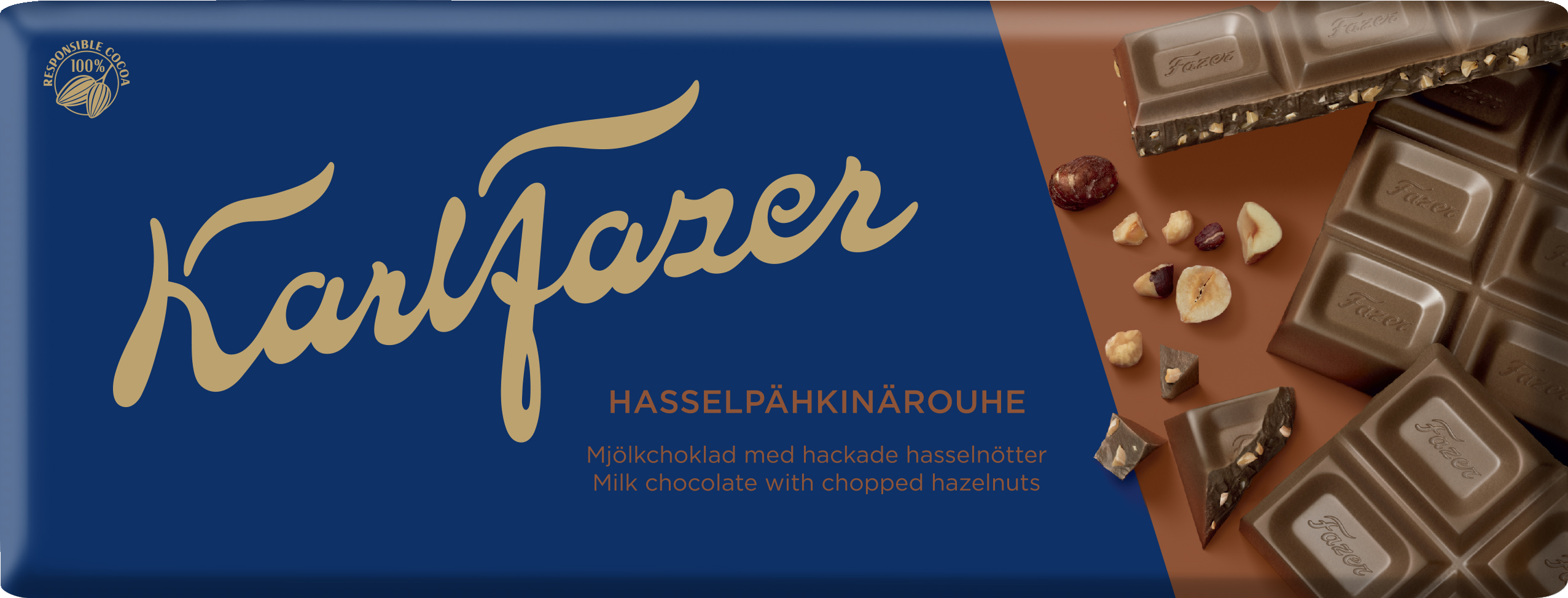 Karl Fazer Hasselpähkinärouhe maitosuklaalevy 180g