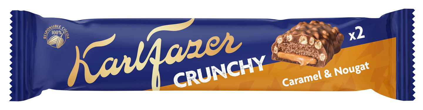 Karl Fazer Crunchy suklaapatukka 55g QPA