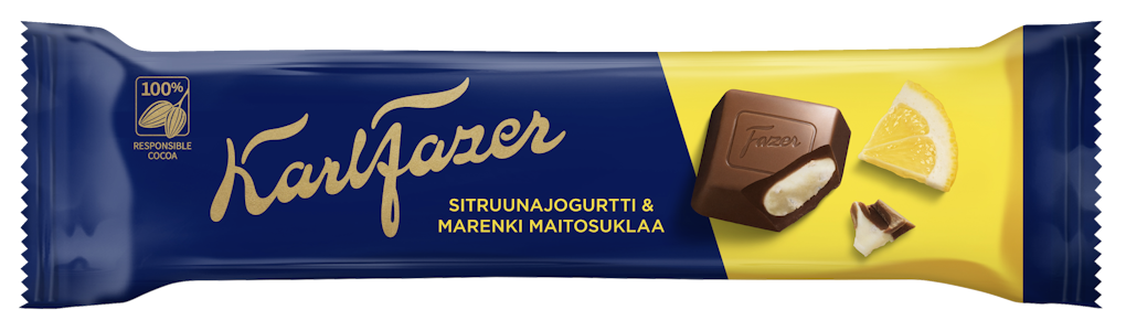 Karl Fazer Sitruunajogurtti marenki maitosuklaapatukka 37 g