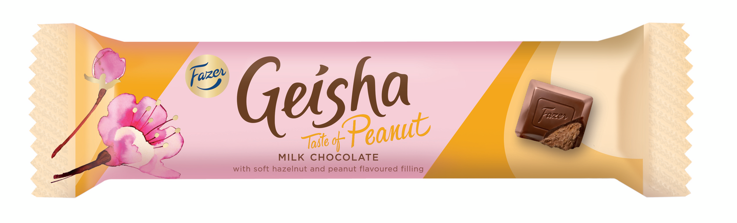 Fazer Geisha Taste of Peanut suklaapatukka 37g