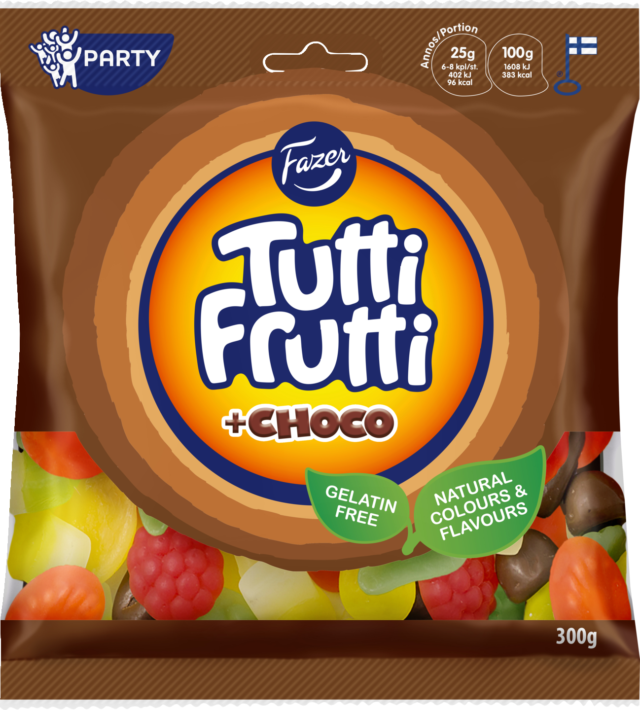 Tutti Frutti choco 300g nat PPA