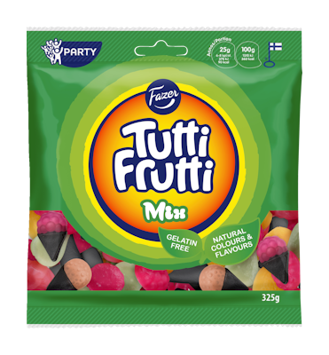 Fazer Tutti Frutti Mix karkkipussi 325g