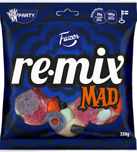 Fazer Remix Mad karkkipussi 350g