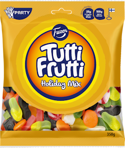 Tutti Frutti Holiday Mix makeispussi 350g