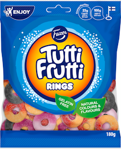 Tutti Frutti rings makeissekoitus 180g