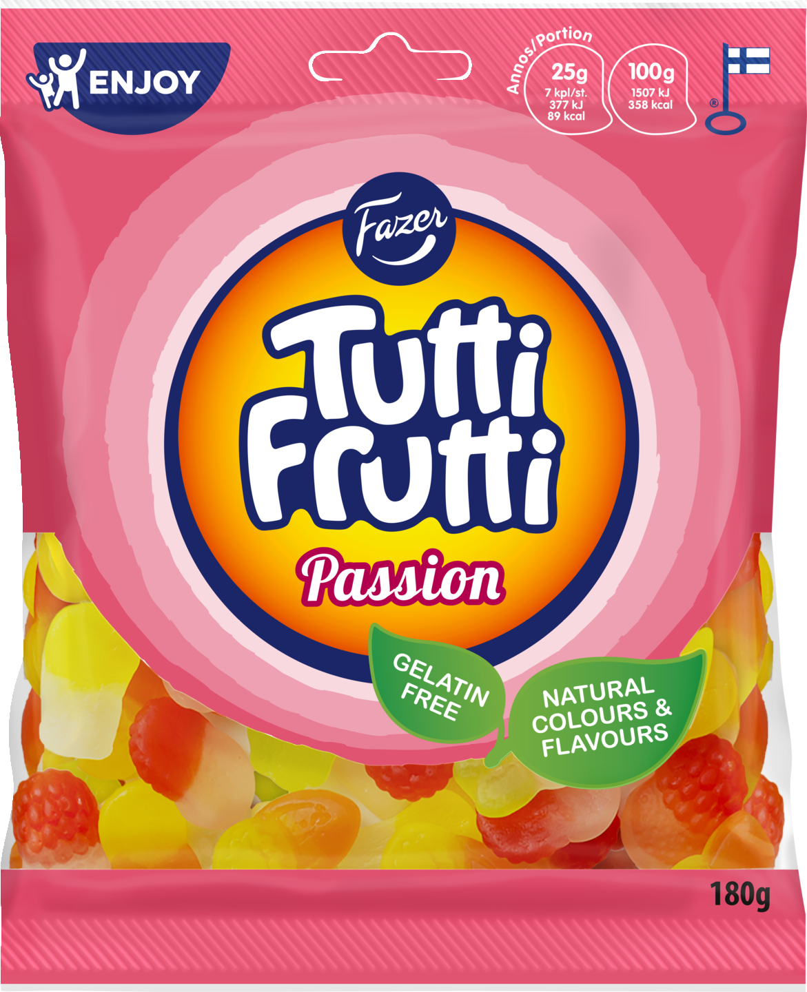 Tutti Frutti makeissekoitus 180g passion
