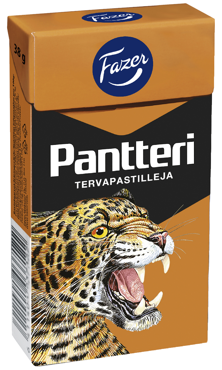 Fazer Pantteri tervapastilli 38g