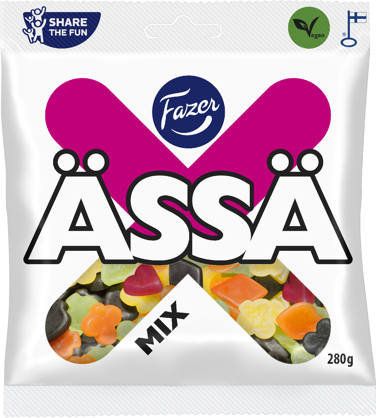 Fazer Ässä Mix karkkipussi 280g