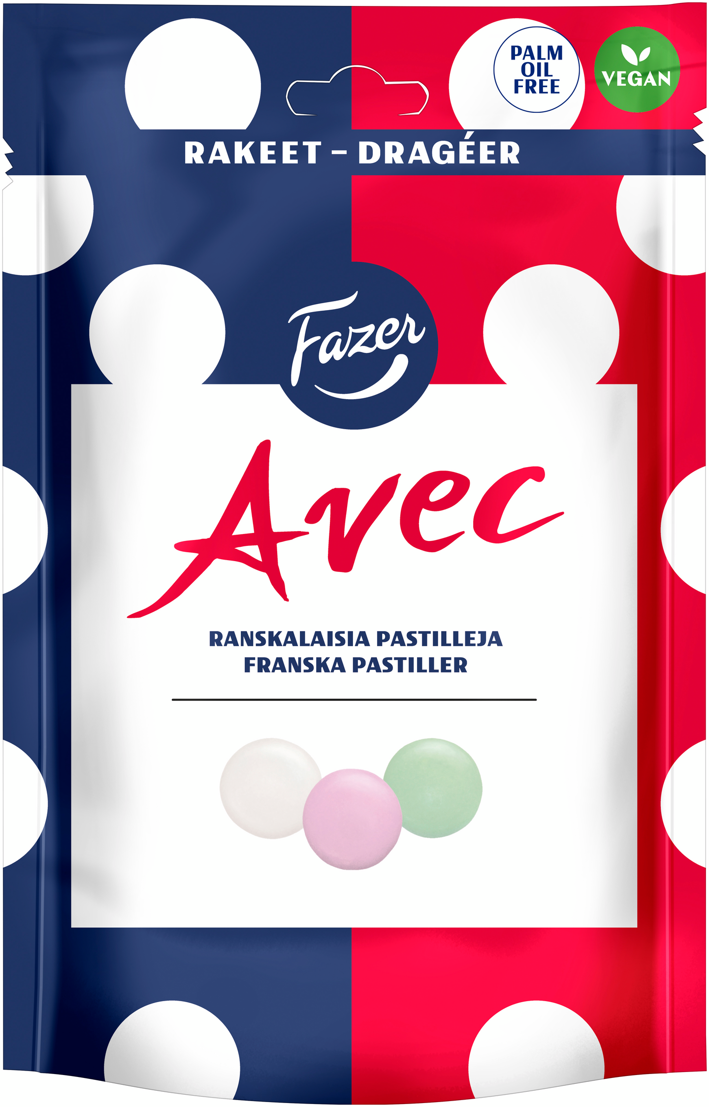 Fazer Avec ranskalaisia pastilleja 175g