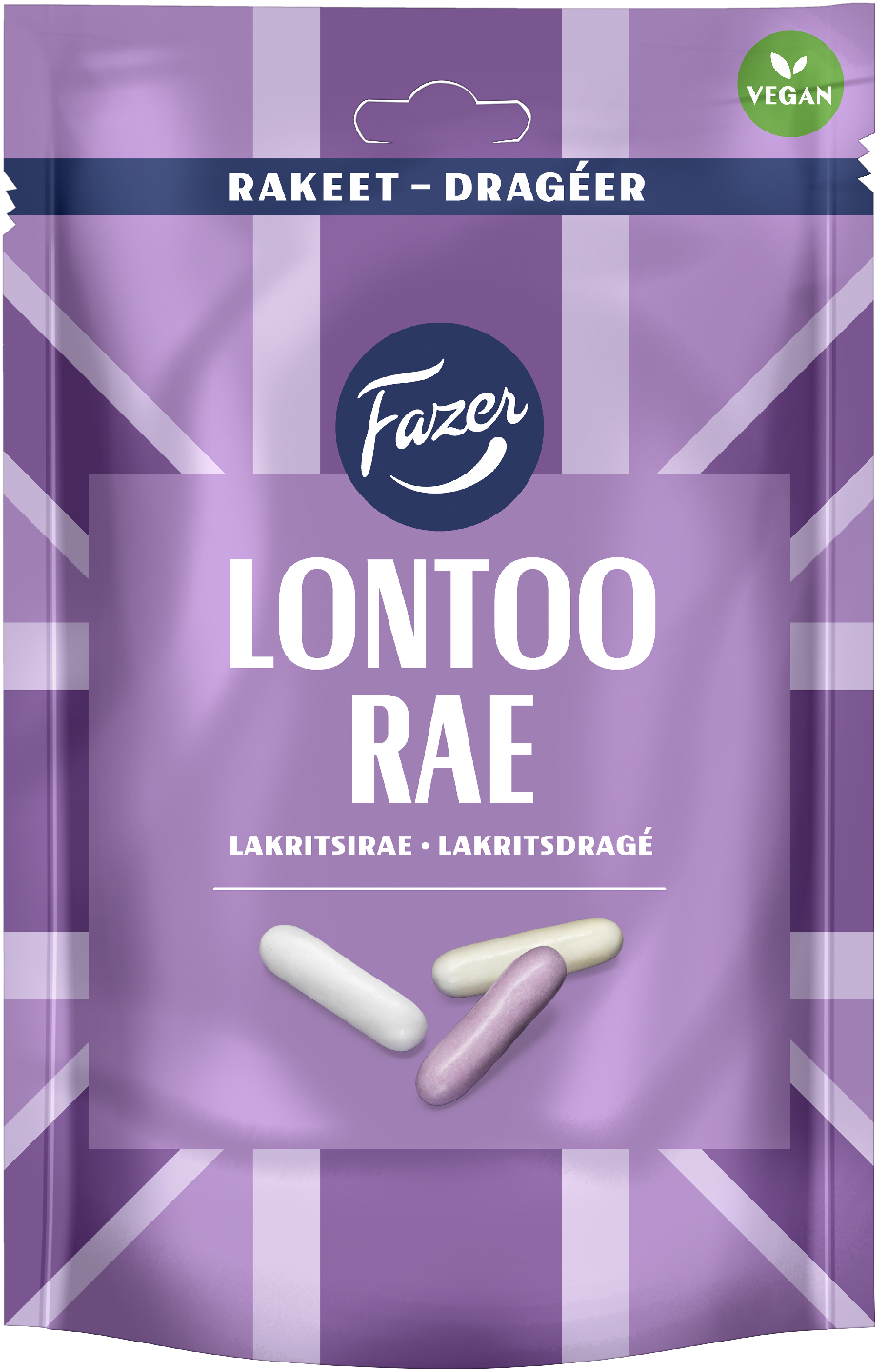 Fazer Lontoo rae lakritsi 175g