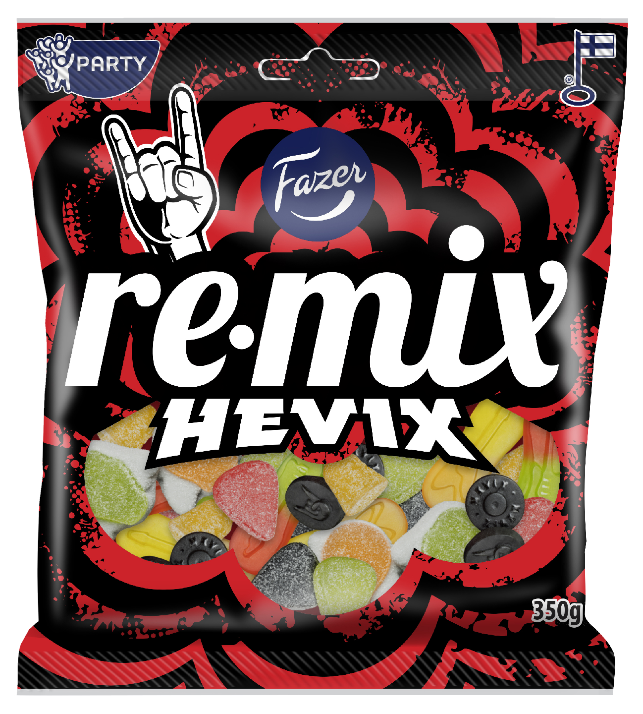 Fazer Remix Hevix karkkipussi 350g