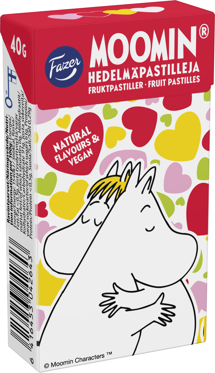 Moomin hedelmäpastilleja 40g