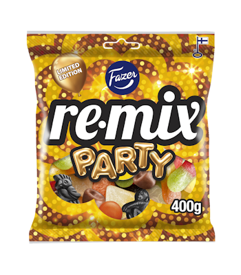 Fazer Remix Party mix karkkipussi 400g