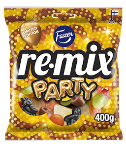 Fazer Remix Party mix karkkipussi 400g