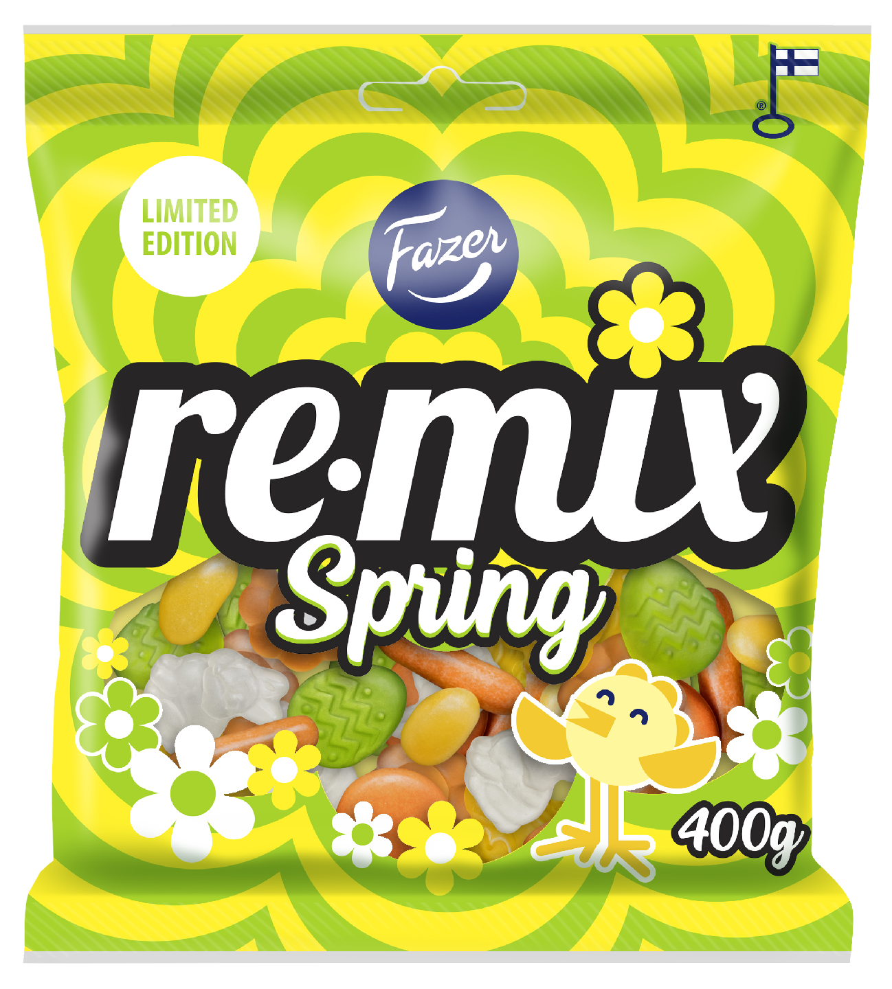 Fazer Remix karkkipussi Spring 400g PPA