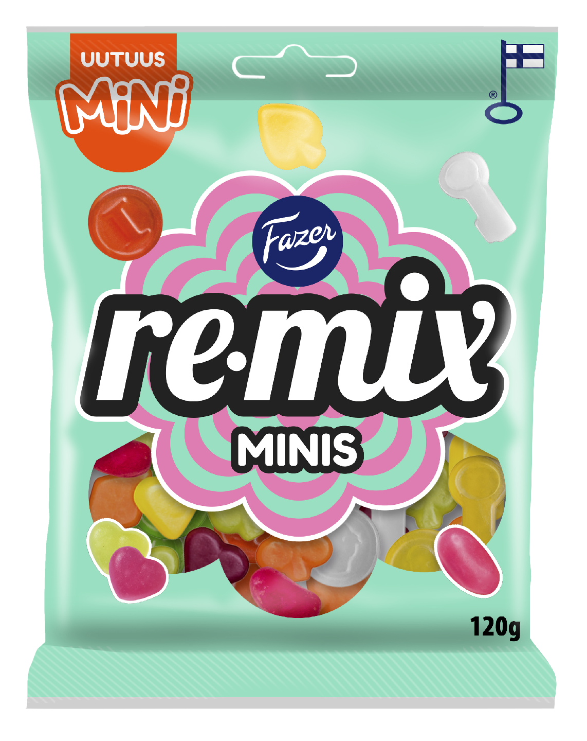 Fazer Remix Mini Minis karkkipussi 120g