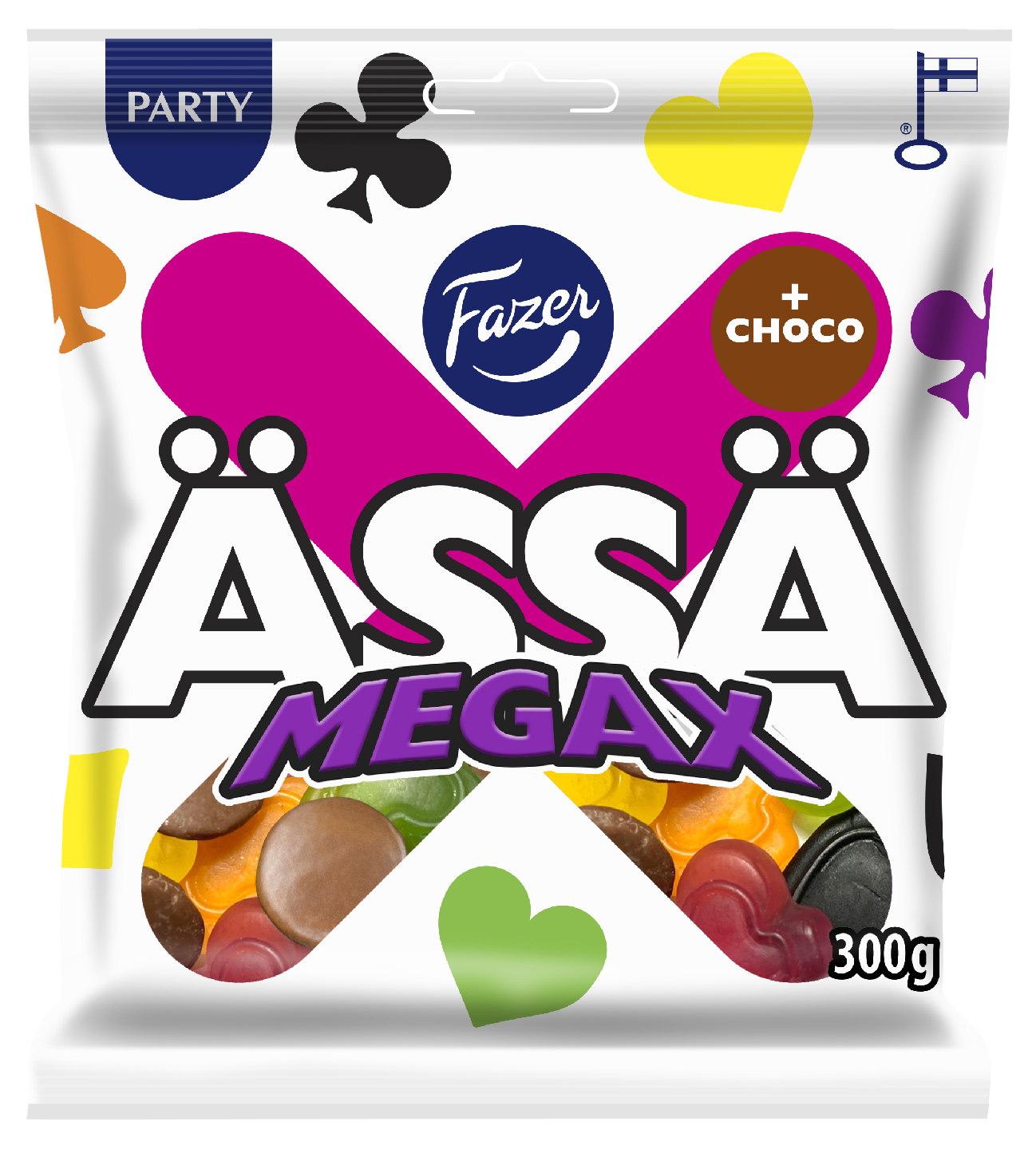 Fazer Ässä Megax +choco makeispussi 300g