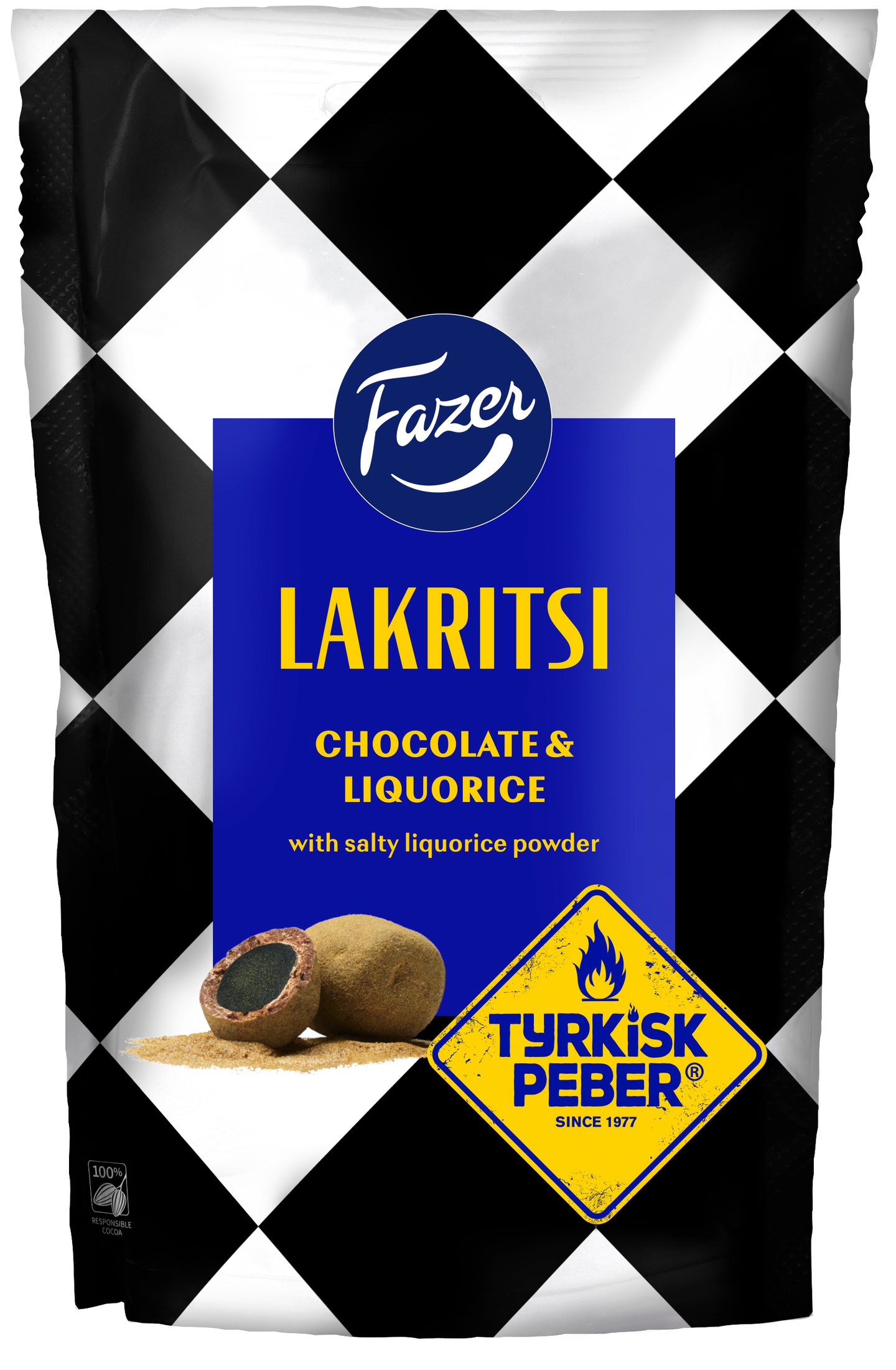 Fazer Lakritsi Choco Tyrkisk Peber 135g
