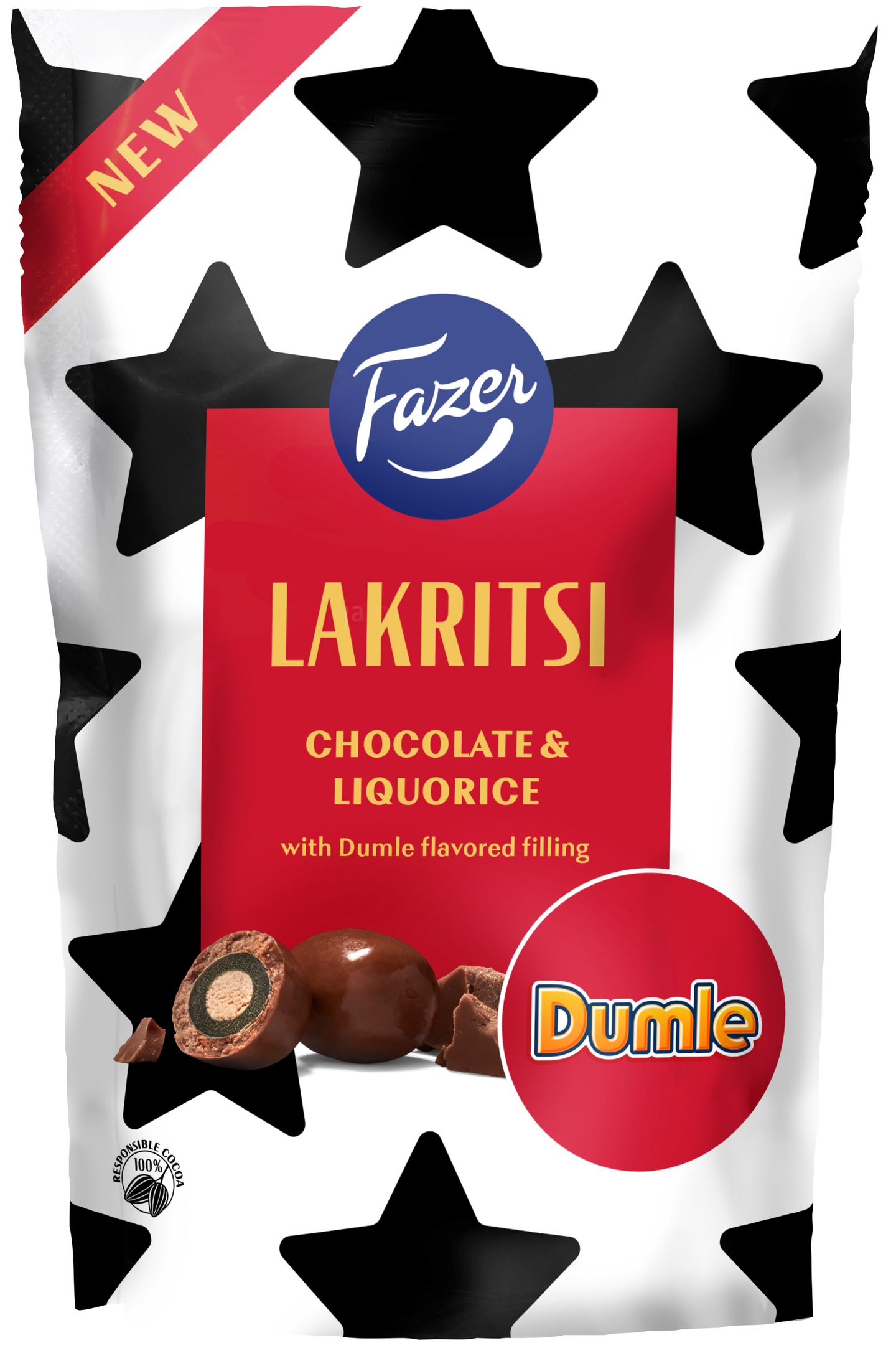 Fazer Lakritsi Chocolate Dumle 135g