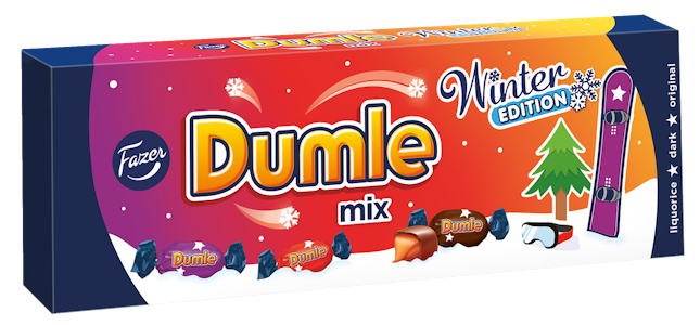 Dumle Mix 350g suklaalla kuorrutettu toffeekonvehti