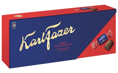 Karl Fazer vaalea maitosuklaa suklaakonvehti 270g - kuva