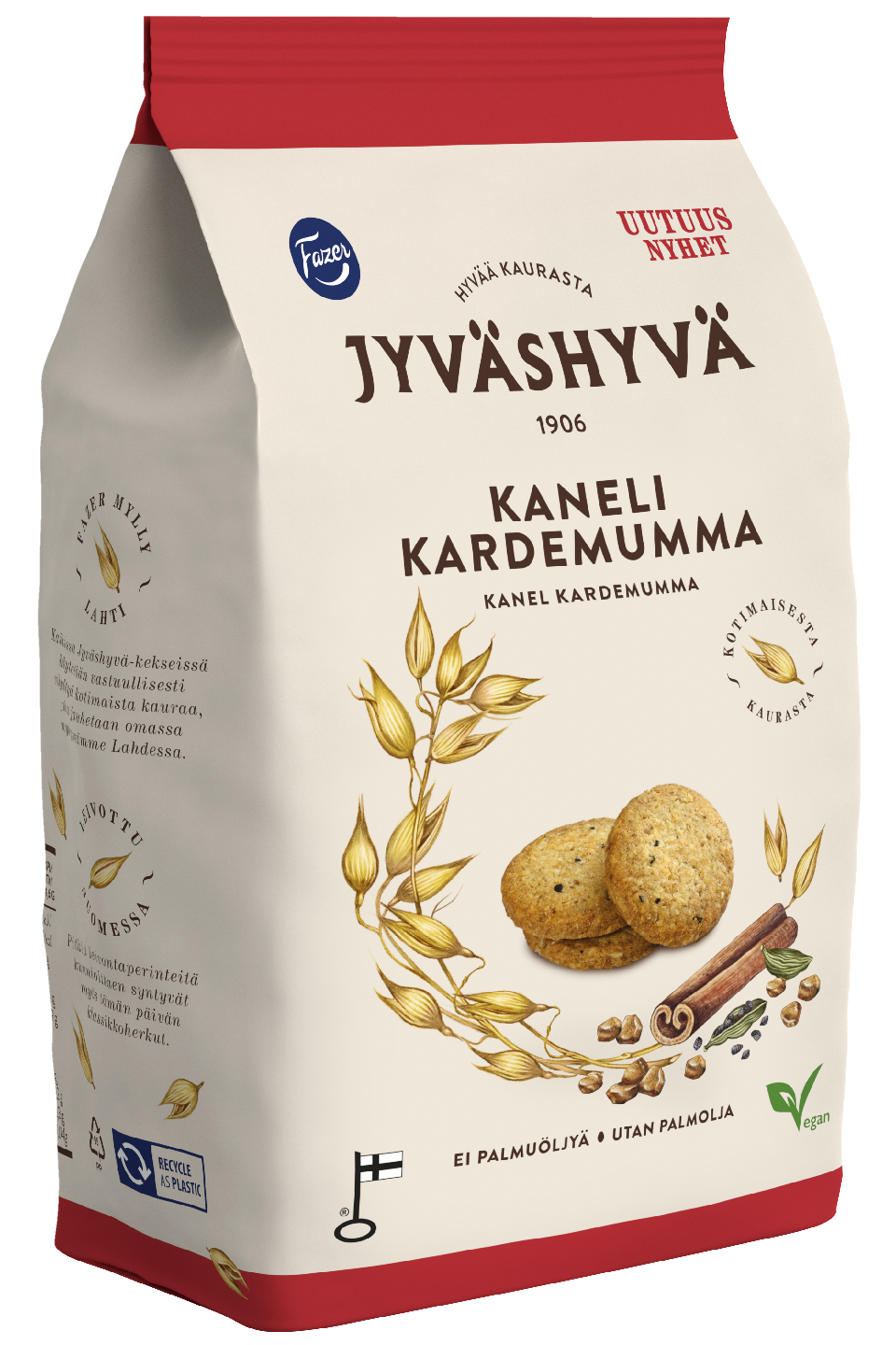 Fazer Jyväshyvä kaneli kardemumma keksi 320g