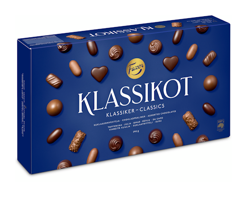 Fazer Klassikot 290g suklaakonvehteja