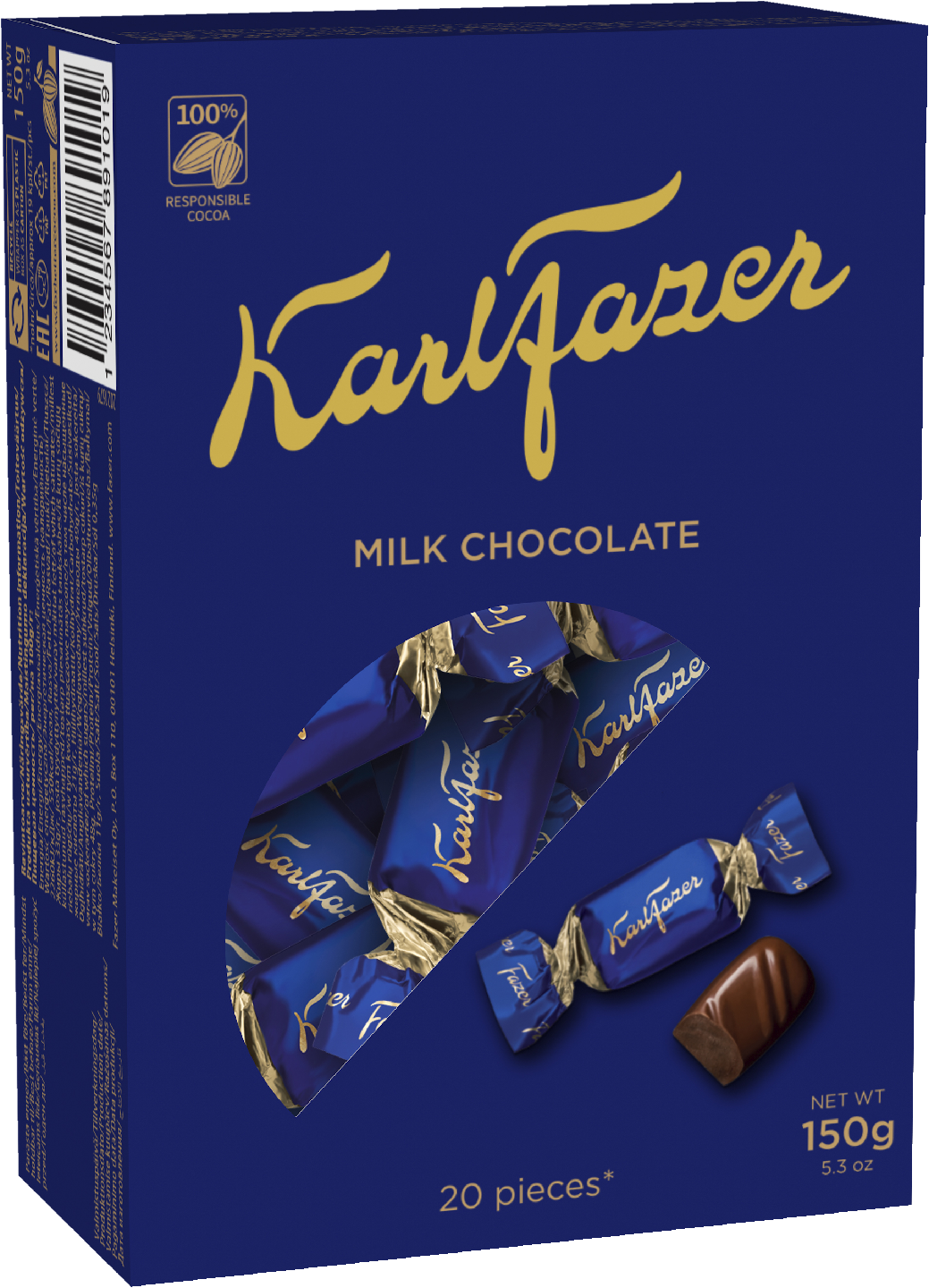 Karl Fazer maitosuklaakonvehteja 150g