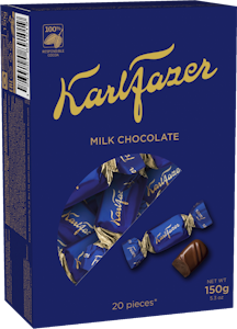 Karl Fazer maitosuklaakonvehteja 150g