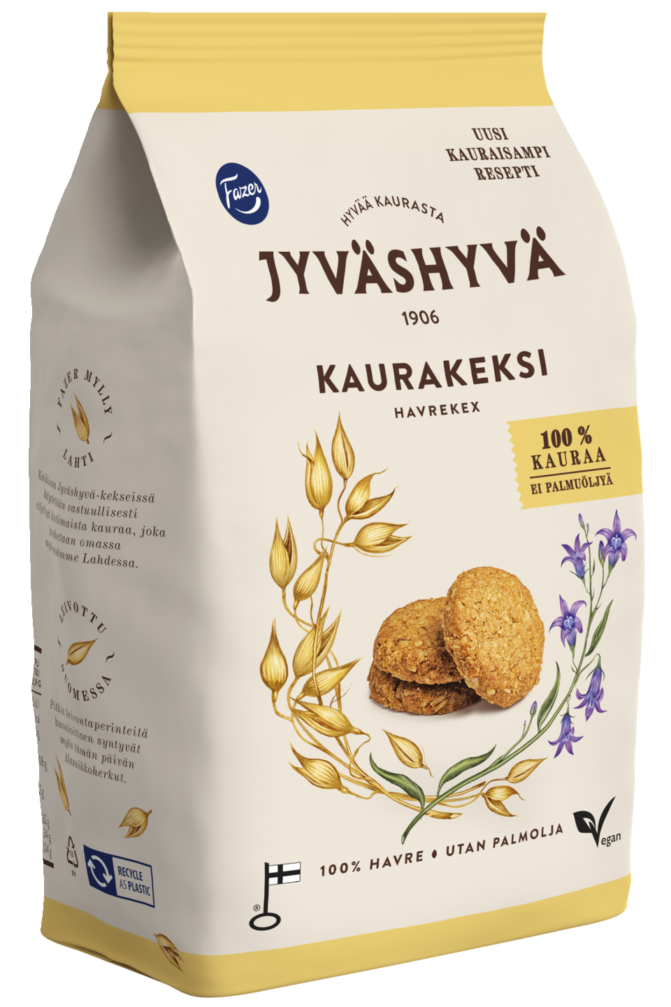 Fazer Jyväshyvä Kaurakeksi 100% kauraa 350g