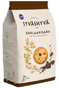 Jyväshyvä suklaapisara keksi 350g