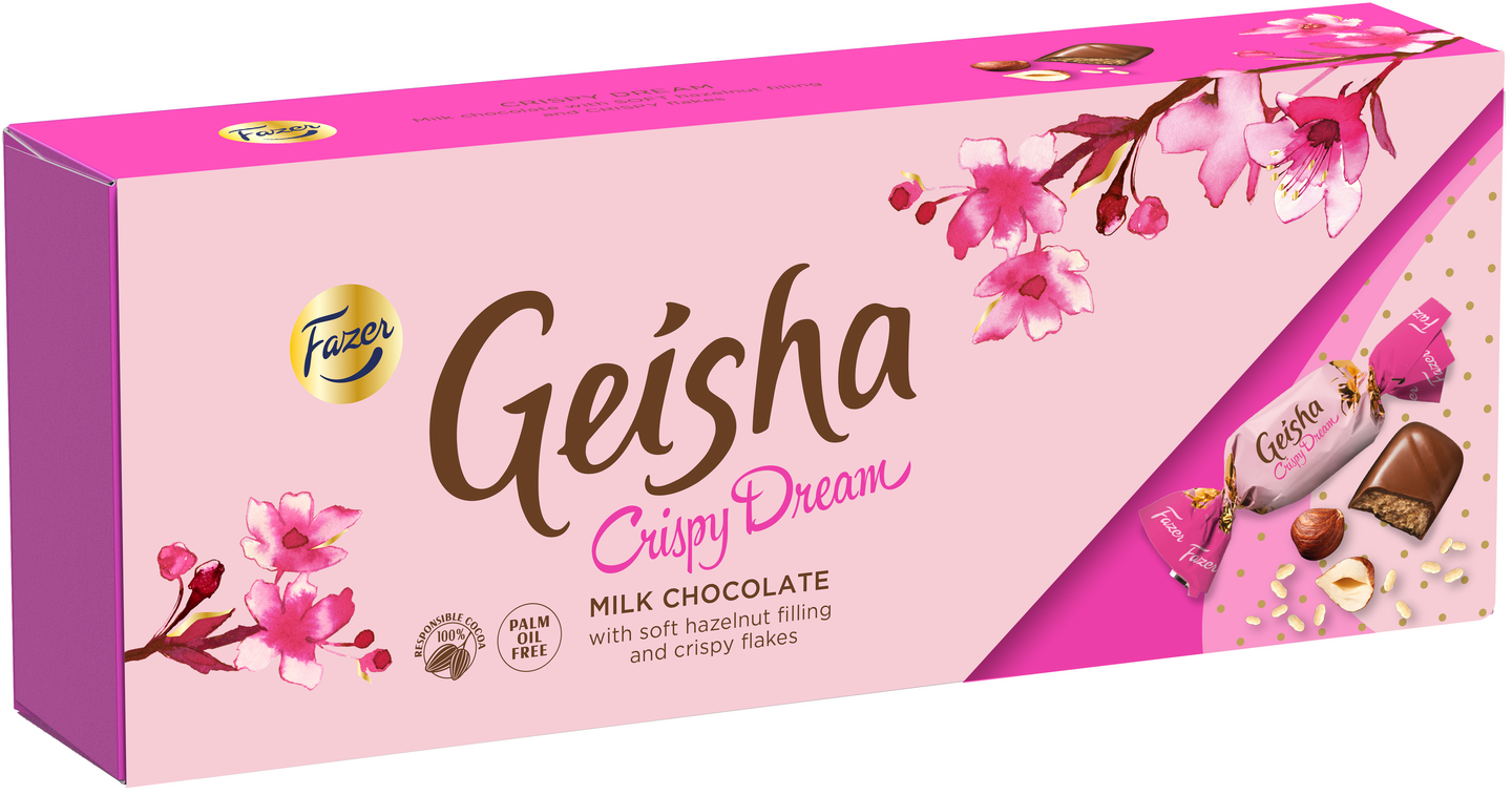 Fazer Geisha crispy dream suklaakonvehdit 270g DIS