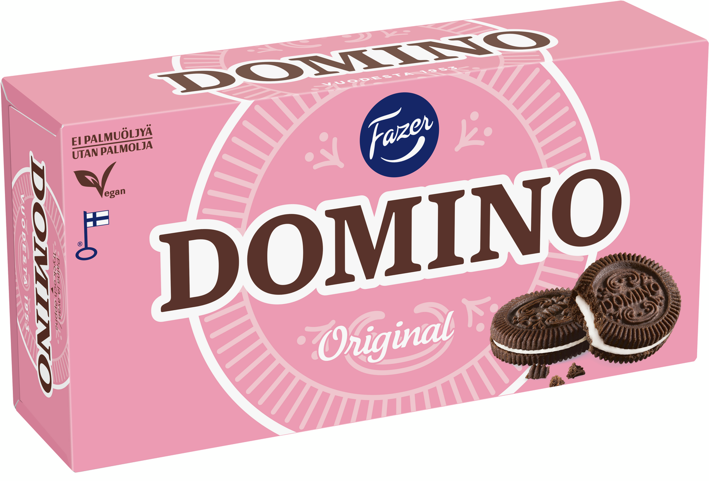 Fazer Domino täytekeksi 350g original PUOLILAVA