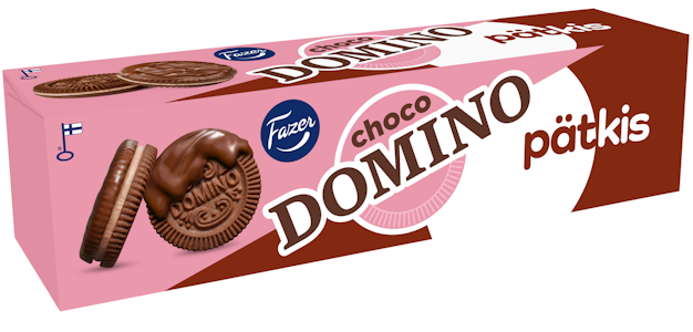 Fazer Domino choco keksi 180g pätkis QPA