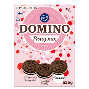 Fazer Domino Party mix täytekeksilajitelma 525g