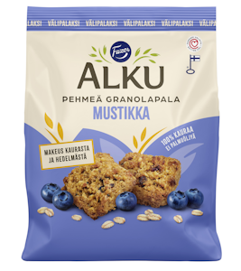 Fazer Alku pehmeä granolapala 120g mustikka