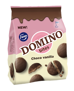 Domino Bites 185g choco-vanillla 96kpl QPA