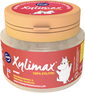 Xylimax Moomin täysksylitolipastilleja purkki 90g