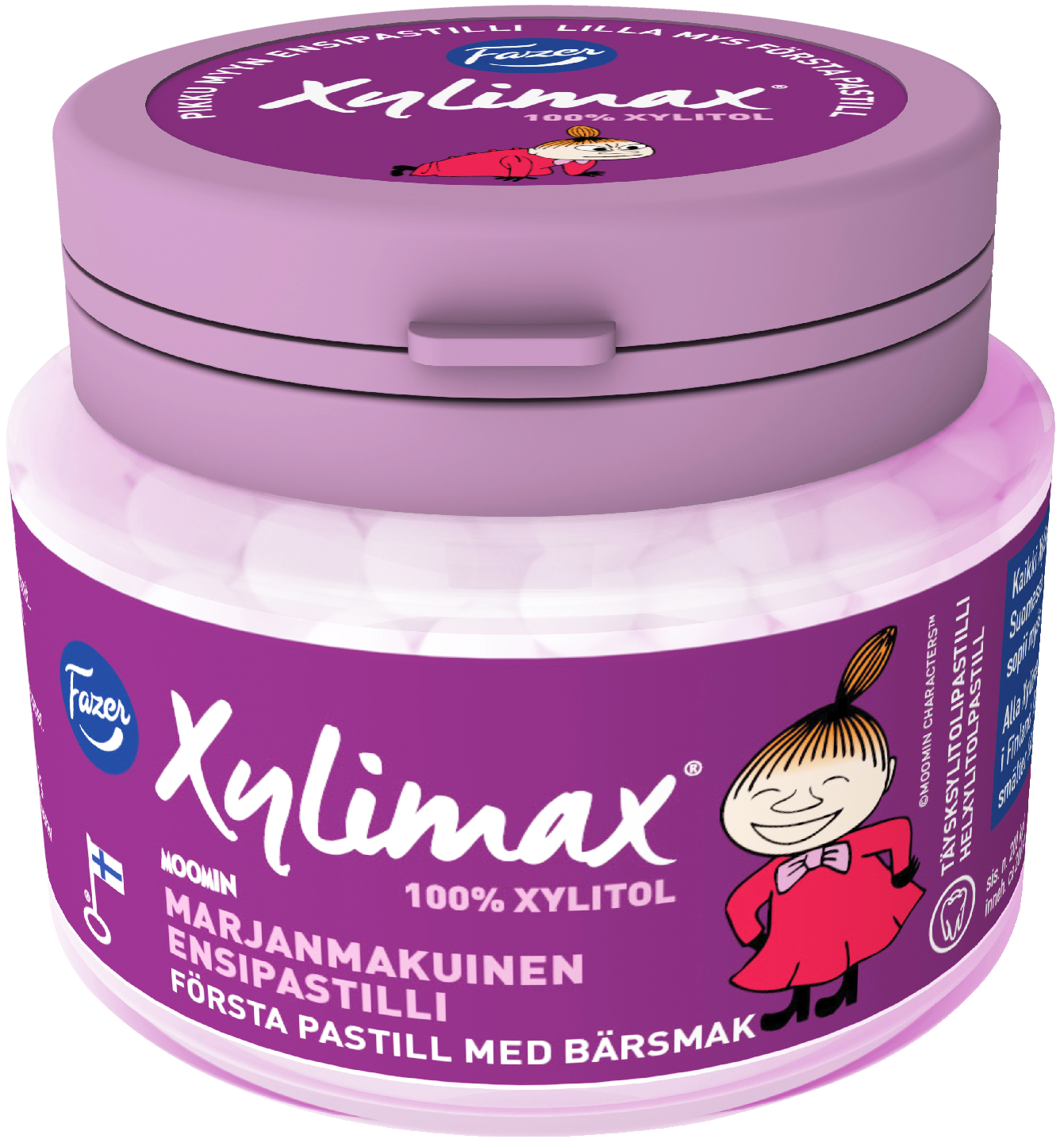 Xylimax Moomin marjanmakuinen ensipastilli 85g