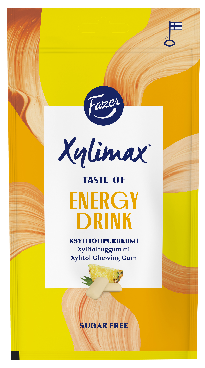 Fazer Xylimax purukumi 38g energy drink