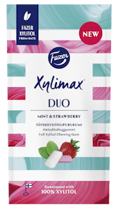 Fazer Xylimax Mint and Strawberry ksylitolipurukumi 38g