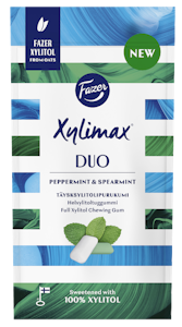 Fazer Xylimax Peppermint and Spearmint ksylitolipurukumi 38g