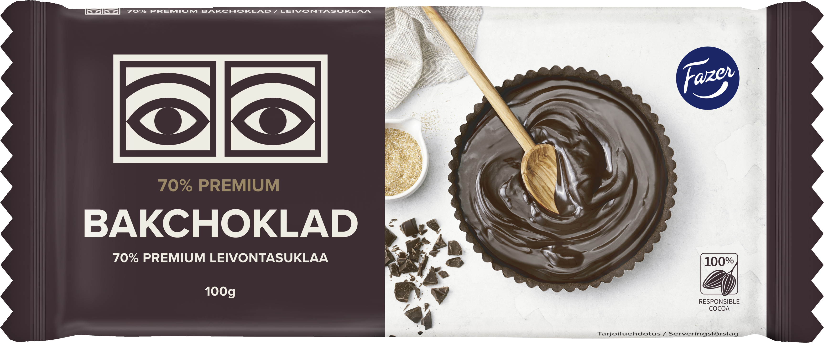 Fazer leivontasuklaa 70% 100g Premium