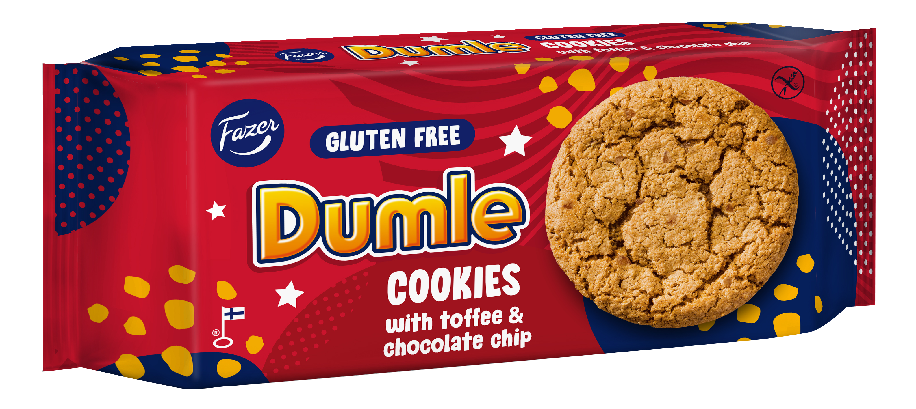 Fazer Dumle cookies 140g gluteeniton