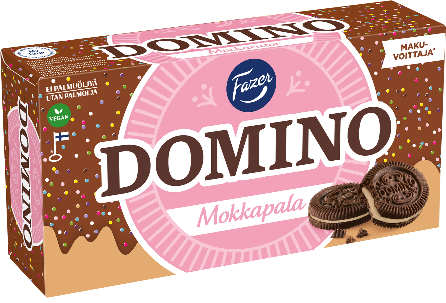 Fazer Domino Mokkapala täytekeksi 350g