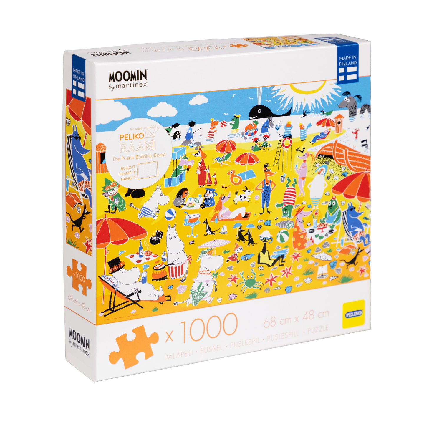 Peliko Muumi palapeli 1000 palaa rivieran rannalla