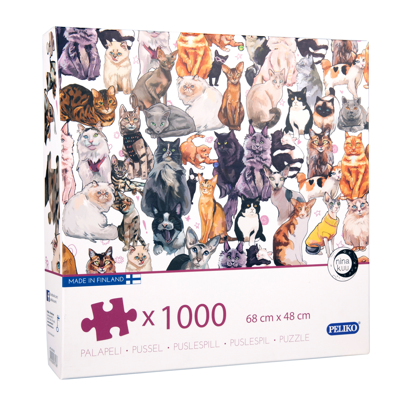 Peliko Nina Kuu 1000 Palaa Kissat