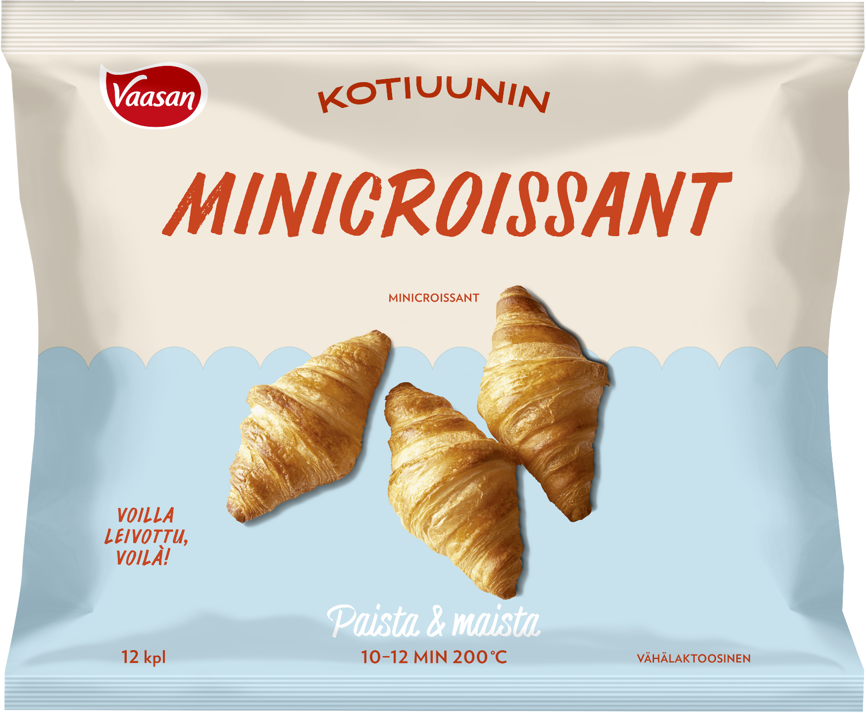 Vaasan Kotiuunin Minicroissant 12kpl/360g pakaste